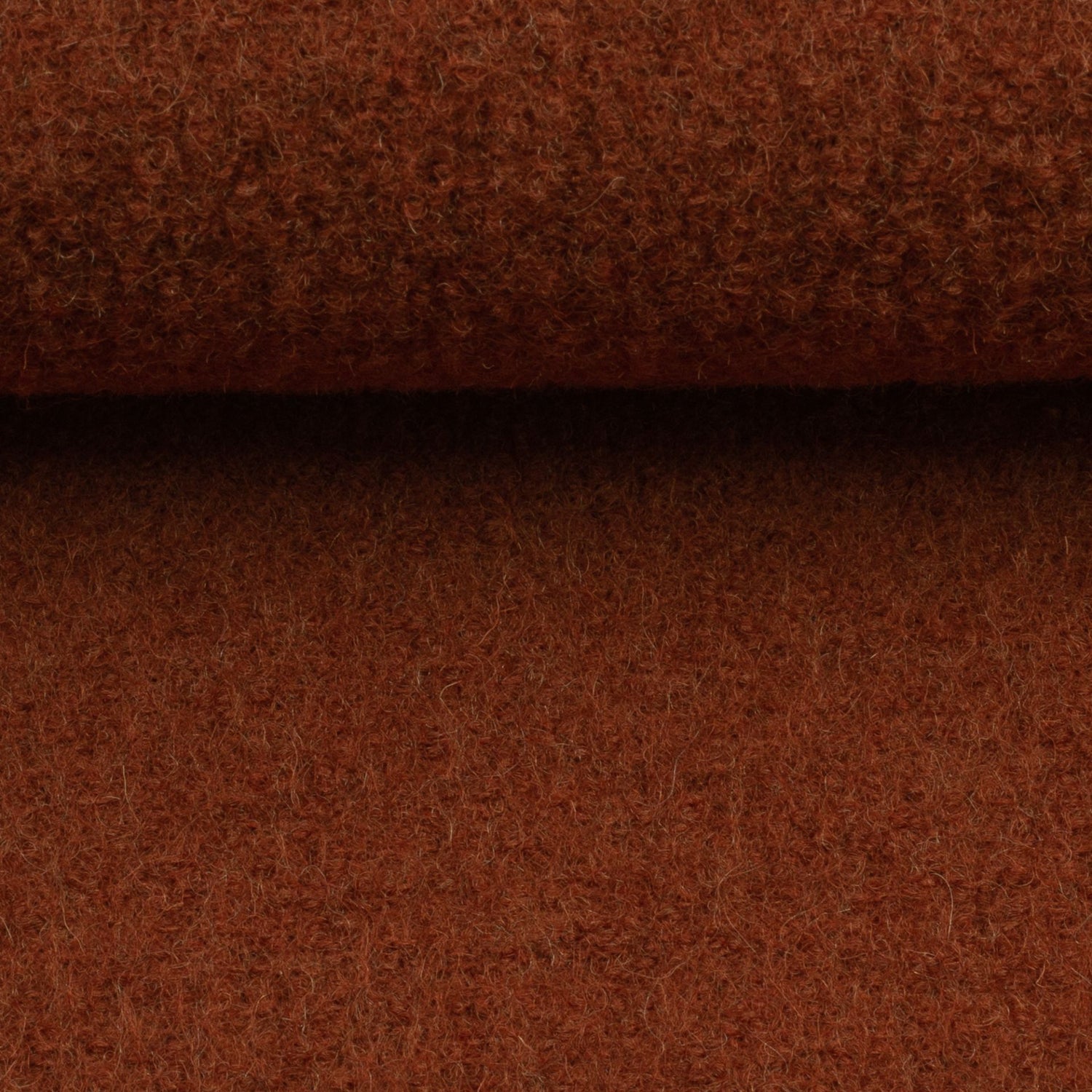 Terrakotta / Rost Wollwalk - 100% Schurwolle - Mulesingfrei
