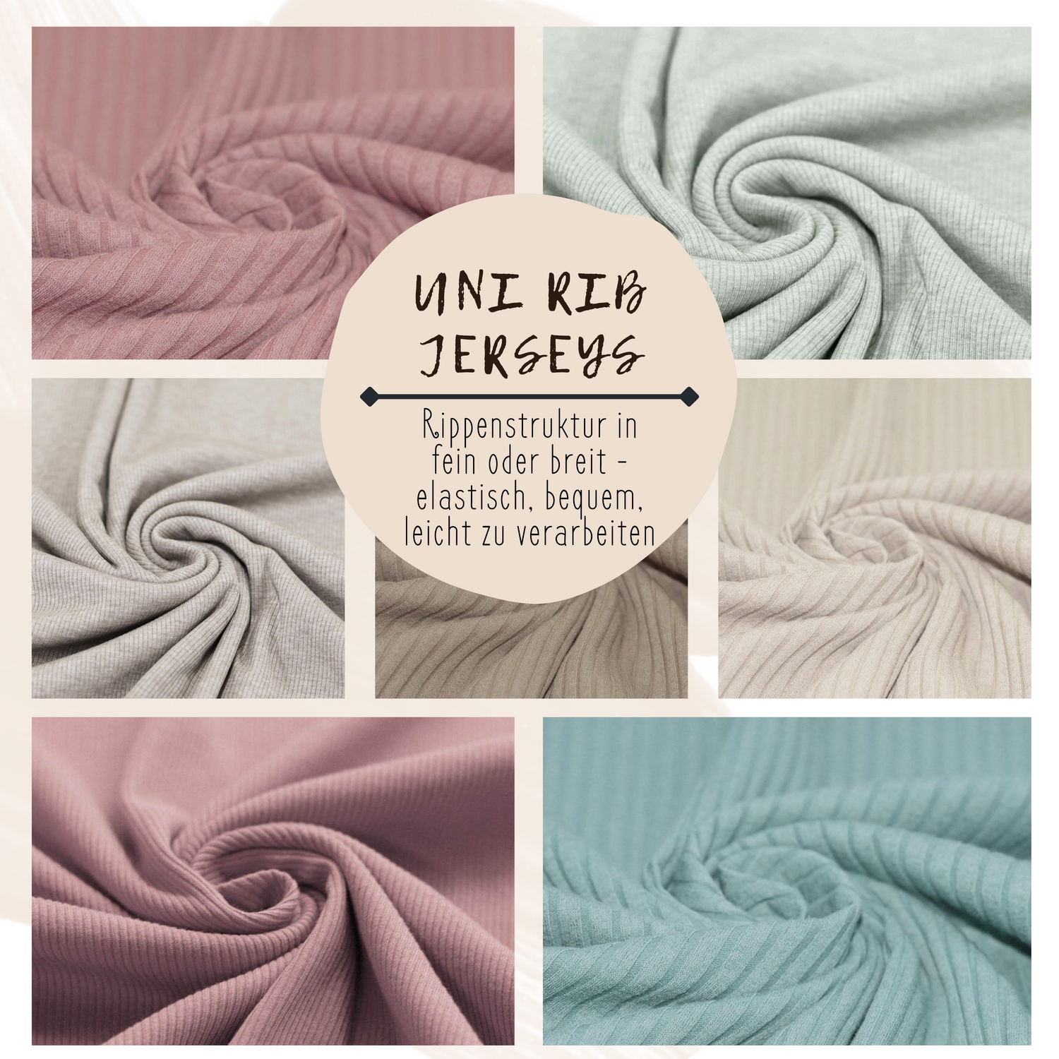 Altrosa - Uni Wide Rib Jersey 8x4 - 95% Cotton 5% Elastan