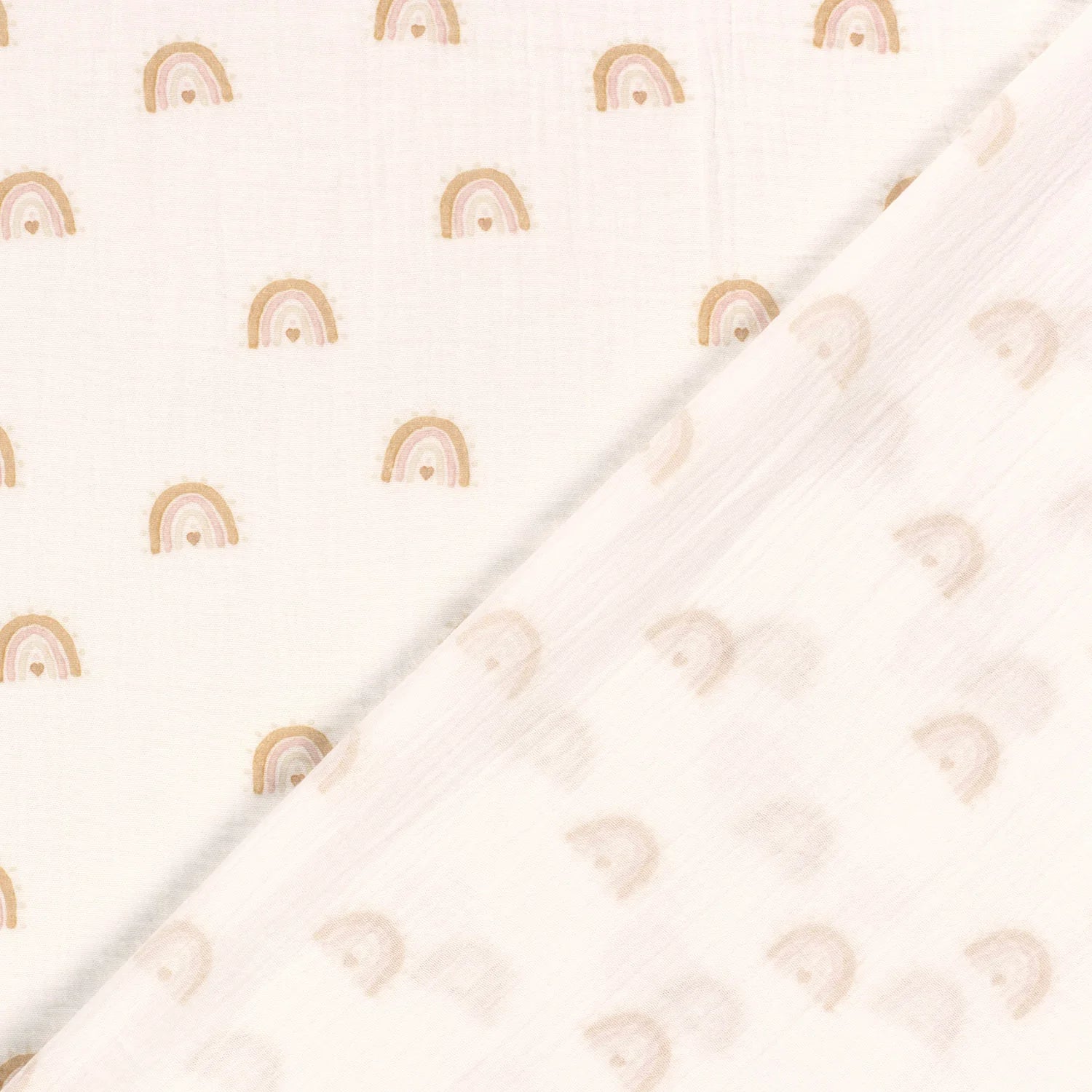Regenbogen Liebe -  Premium Musselin