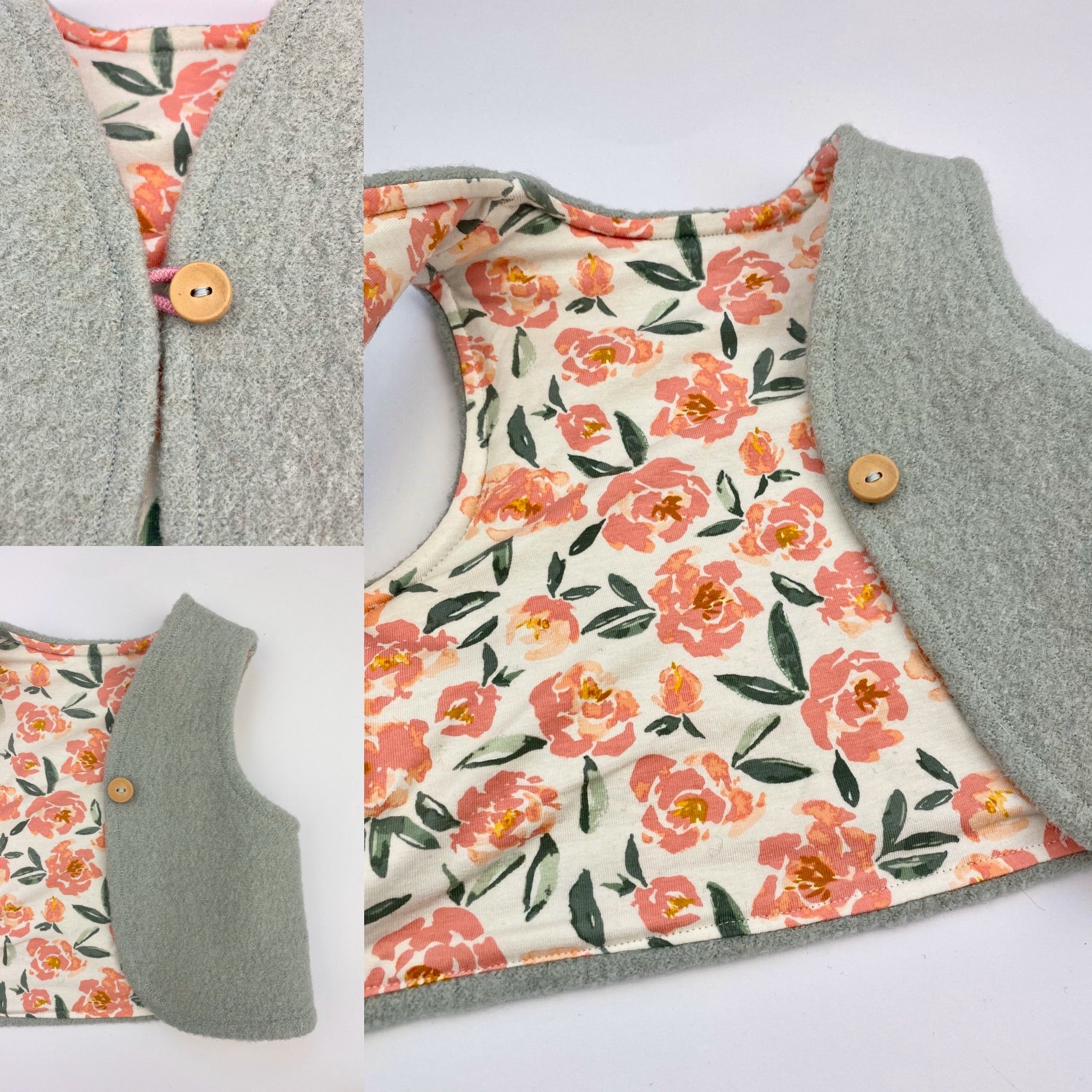 Open Road Flowers - Premium Baumwoll-Jersey - 95% Cotton 5% Elastan