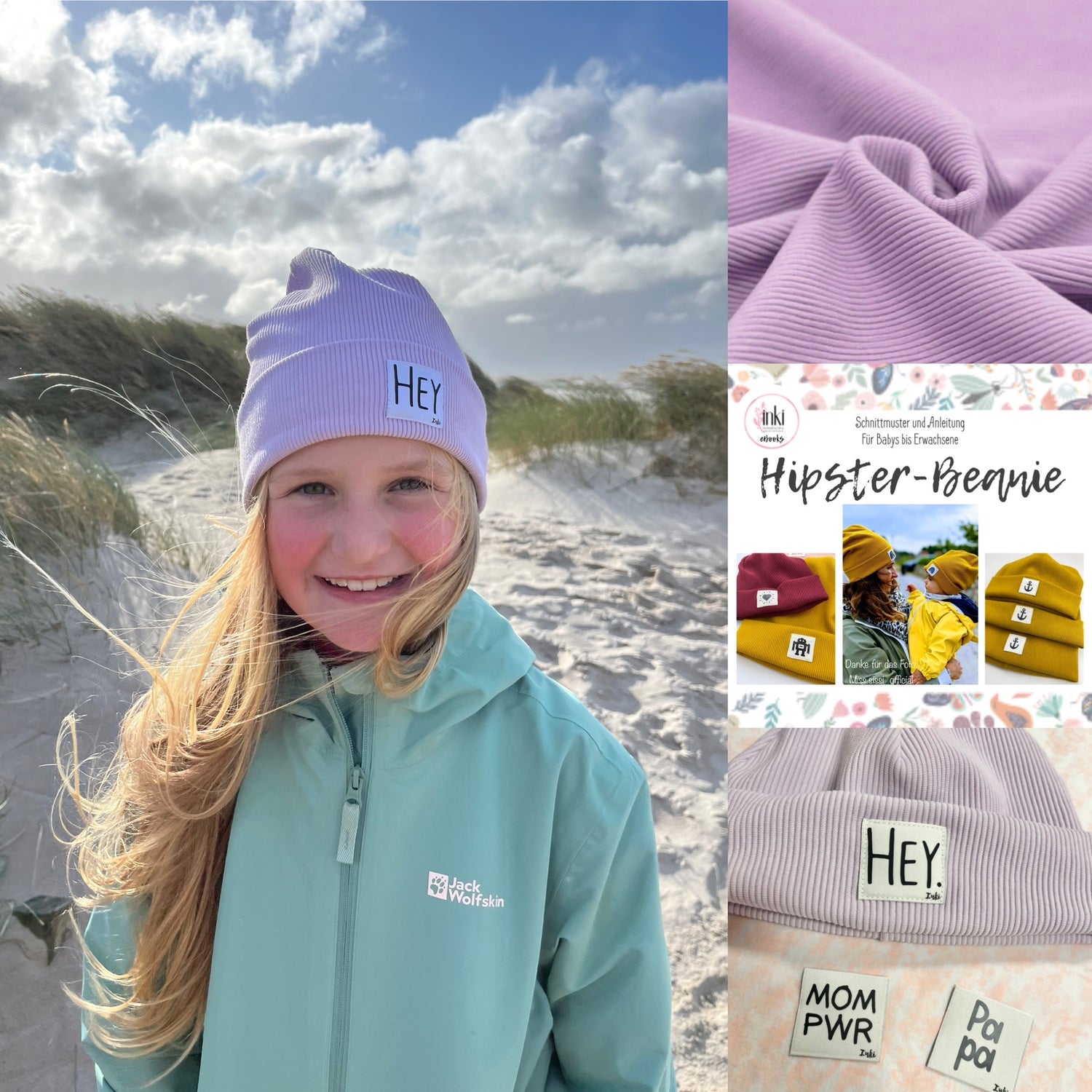 Emotionen - 100% Baumwolle Creme - Label