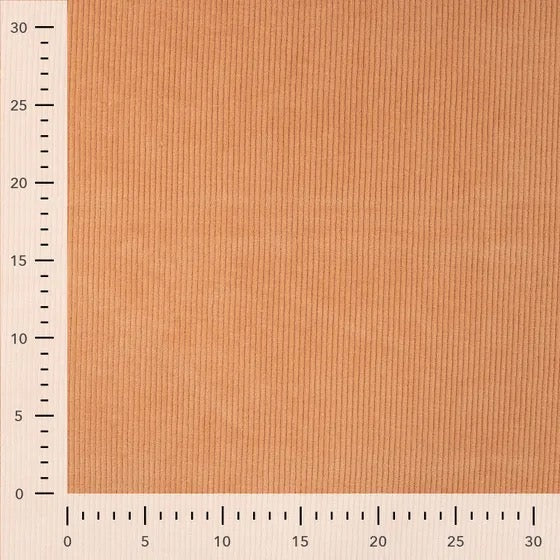 Stretch Cord-Jersey Camel - 78% Baumwolle 17% Poyester 5% Elastan