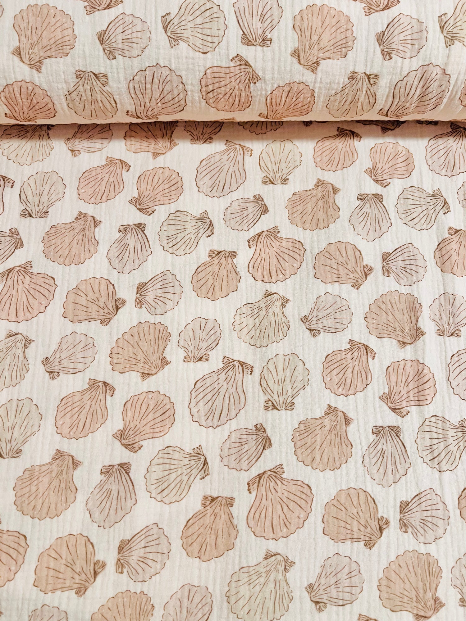 Little sea shell - Premium Musselin - 100% Baumwolle