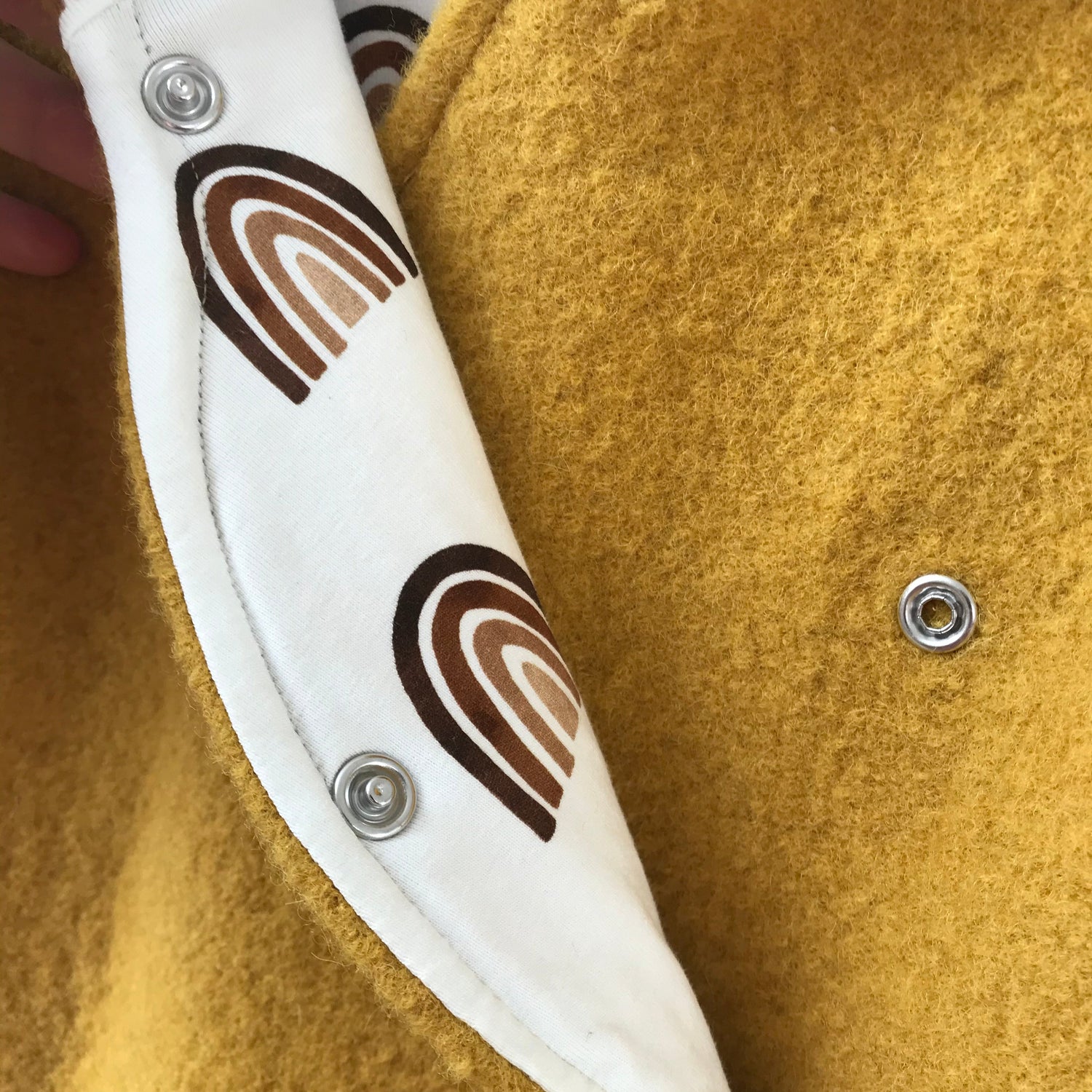 Senf Merino-Wollwalk - 100% Merinowolle - Mulesingfrei