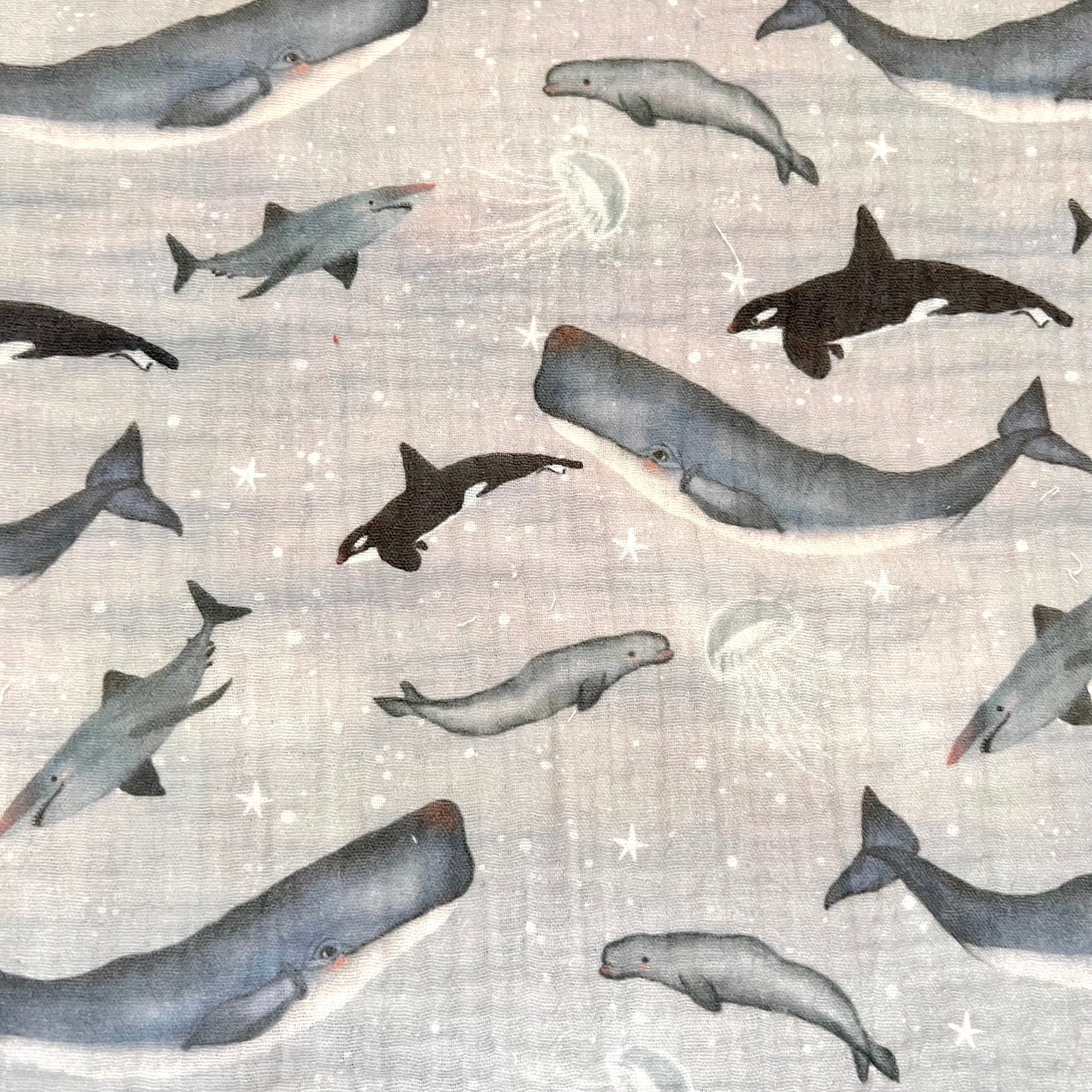 Sommerhut - Nähbox - DIY - Musselin Muster