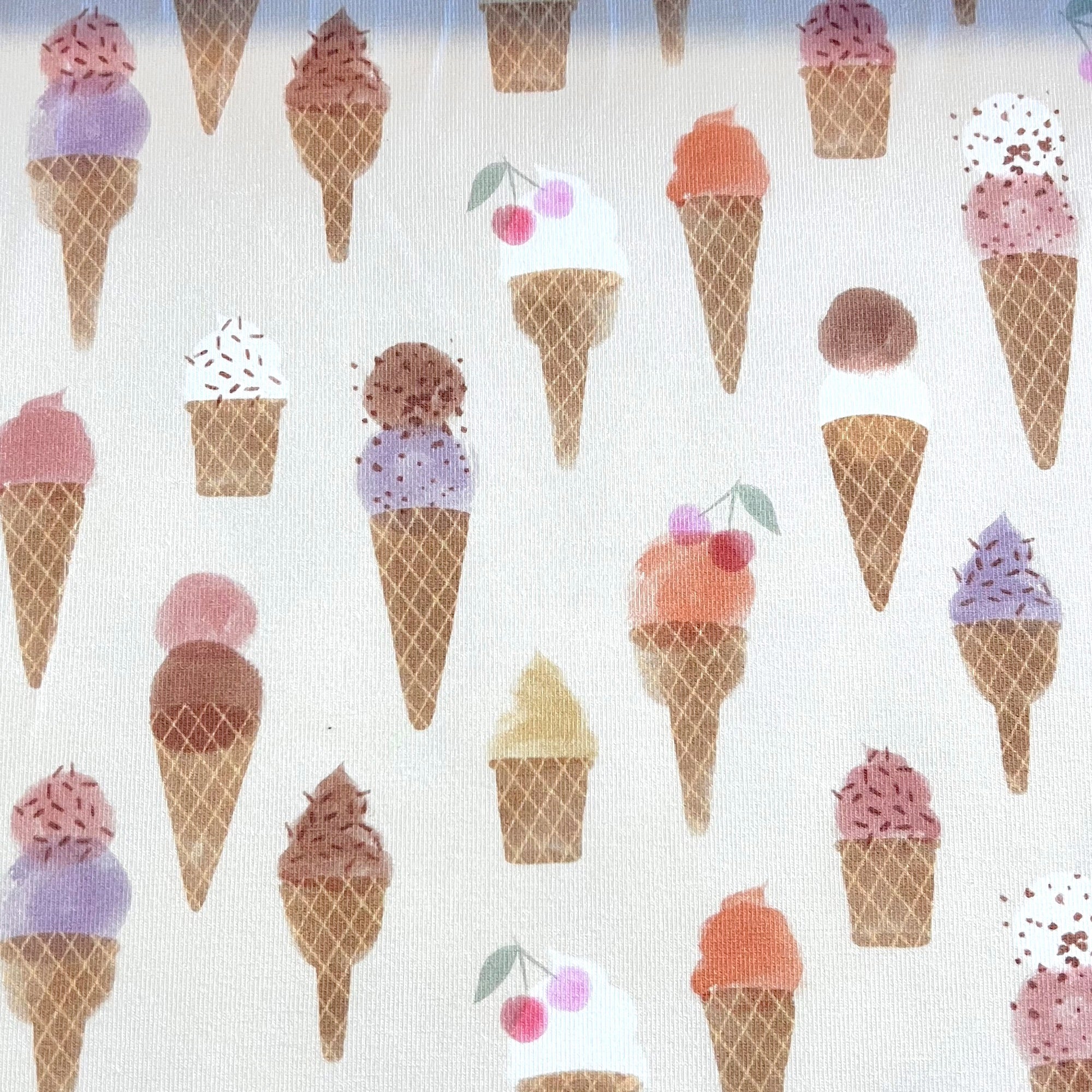 Eis geht immer🍦 - Premium Baumwoll-Jersey - 95% Cotton 5% Elastan