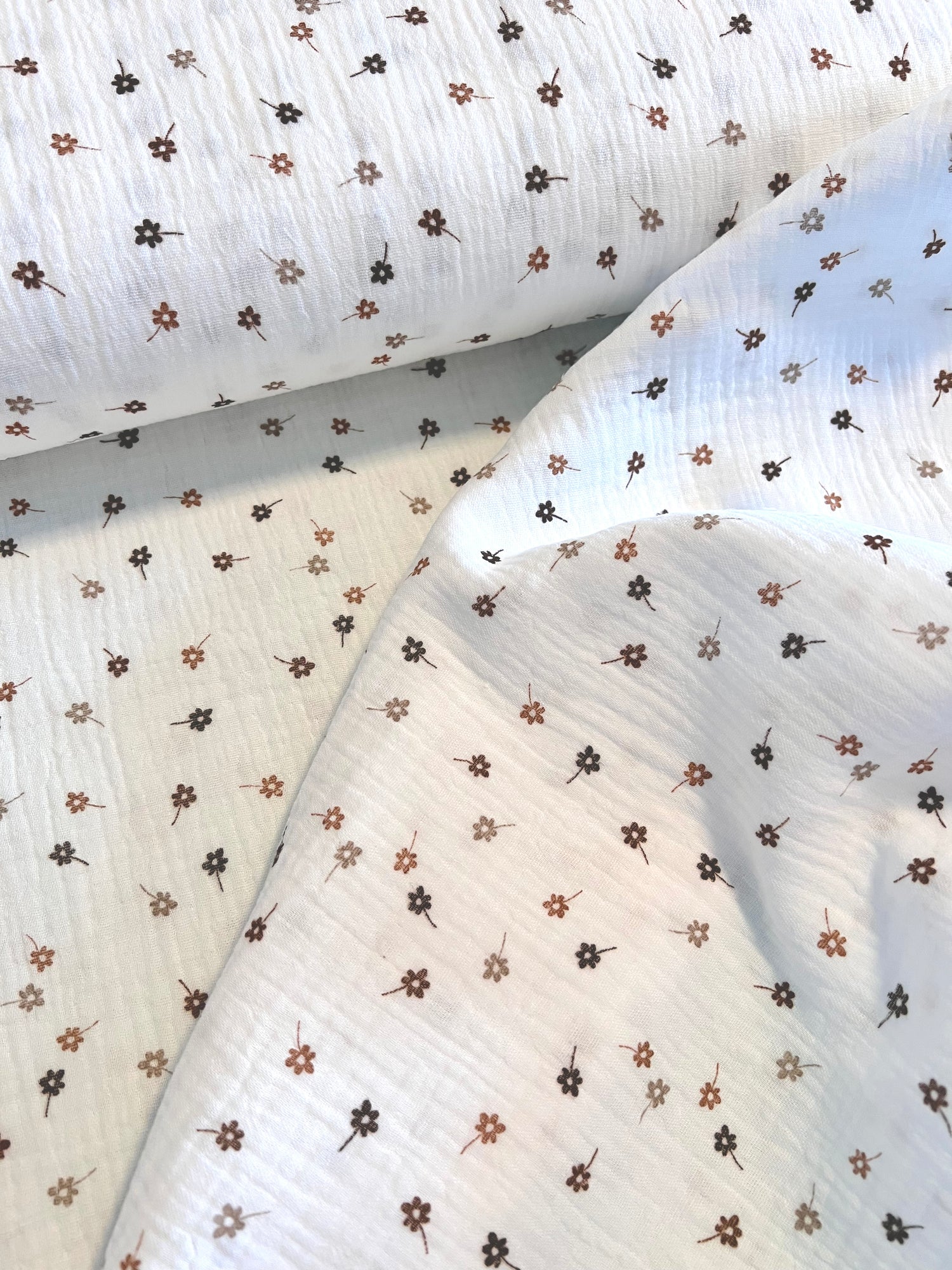 Little Flowers - Baumwoll Musselin - 100% Baumwolle