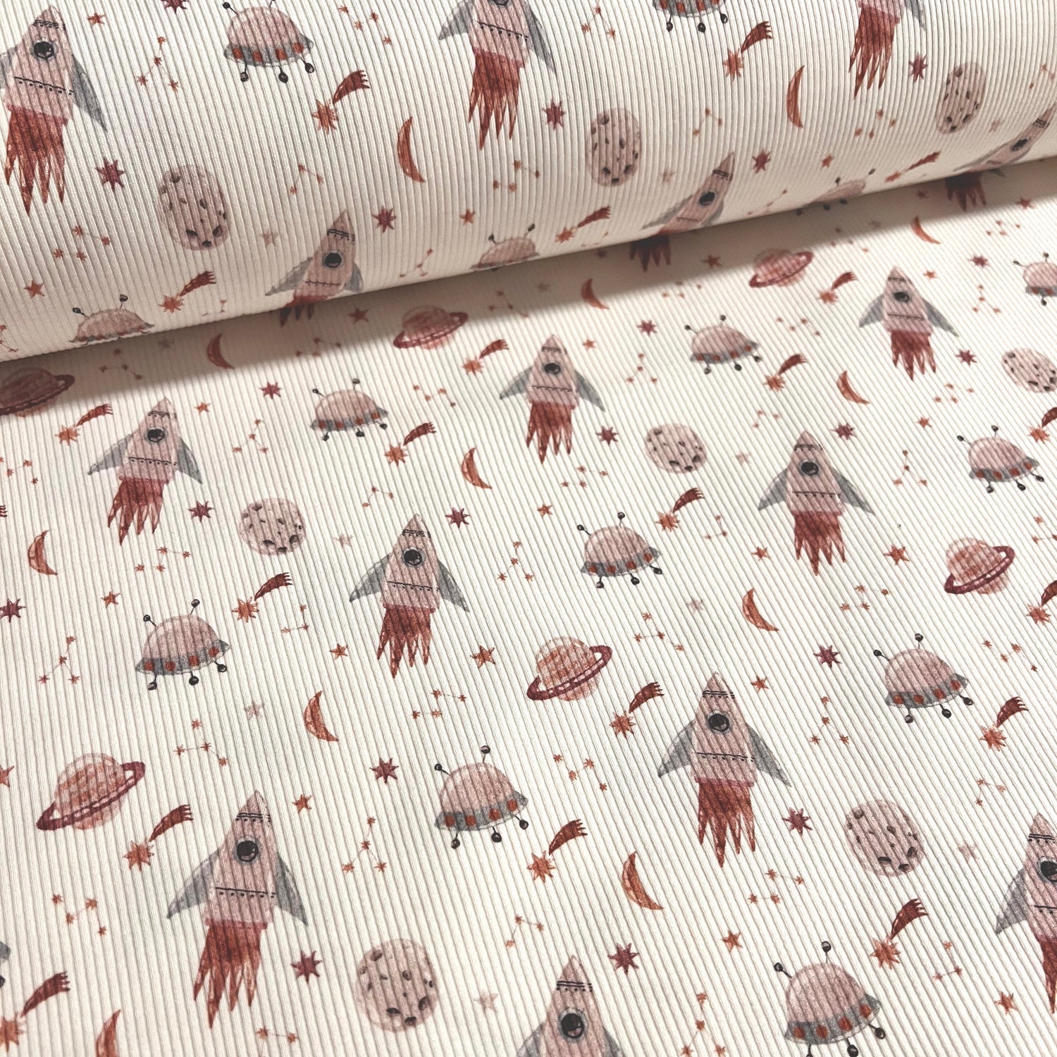 Weltraum - Baby Rib Jersey - 95% Cotton 5% Elastan