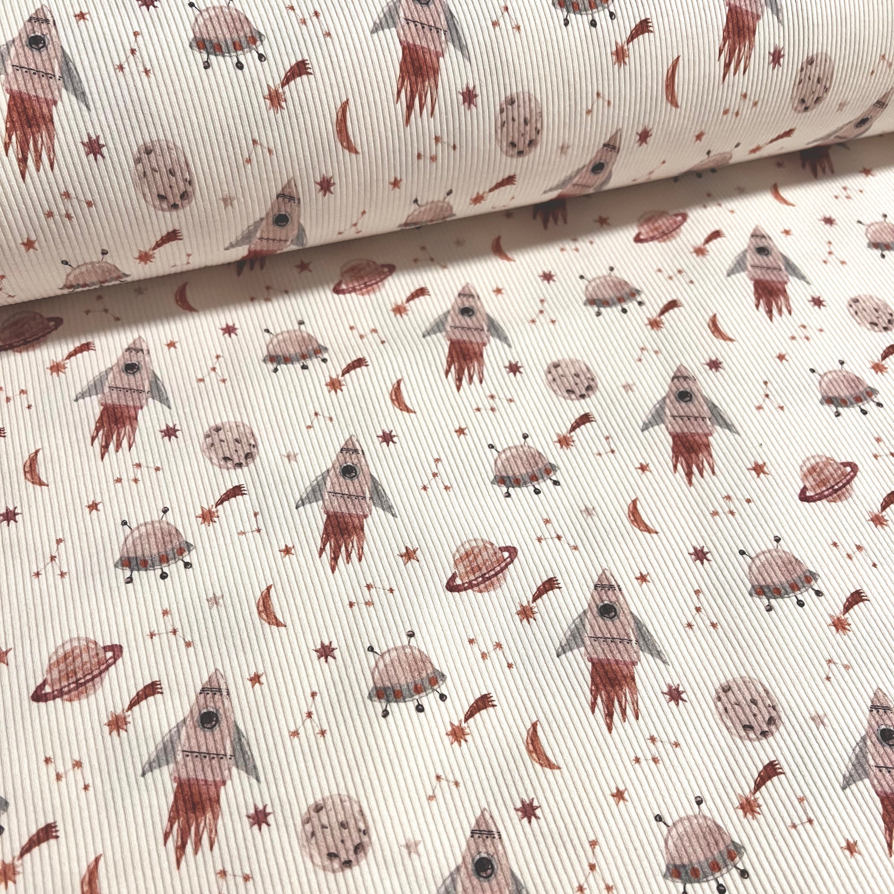 Weltraum - Baby Rib Jersey - 95% Cotton 5% Elastan