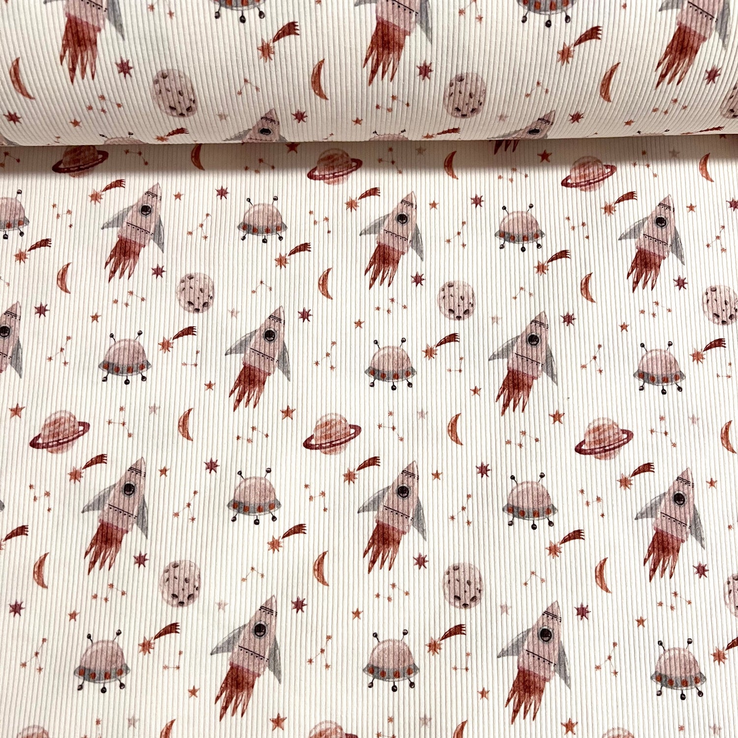 Weltraum - Baby Rib Jersey - 95% Cotton 5% Elastan