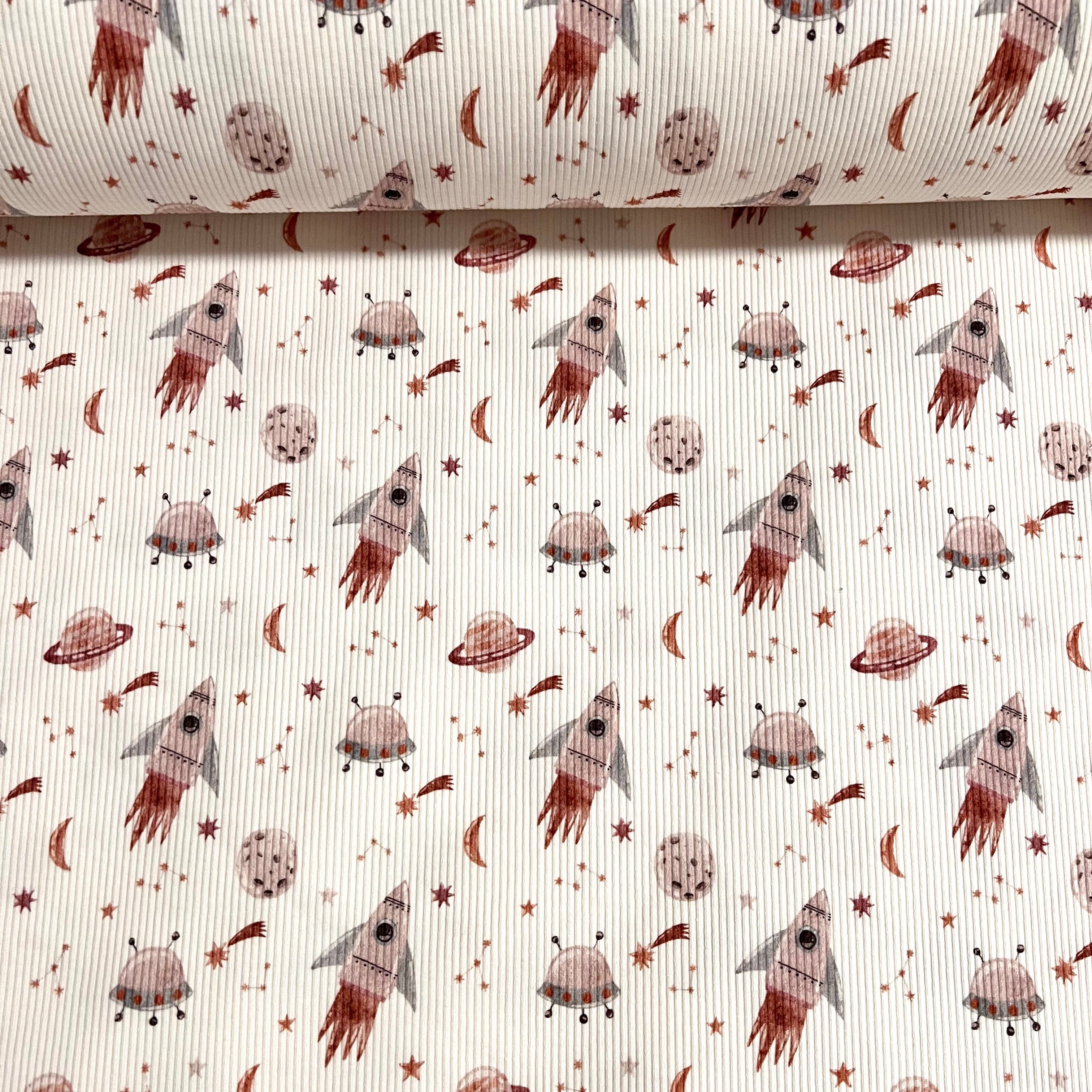 Weltraum - Baby Rib Jersey - 95% Cotton 5% Elastan