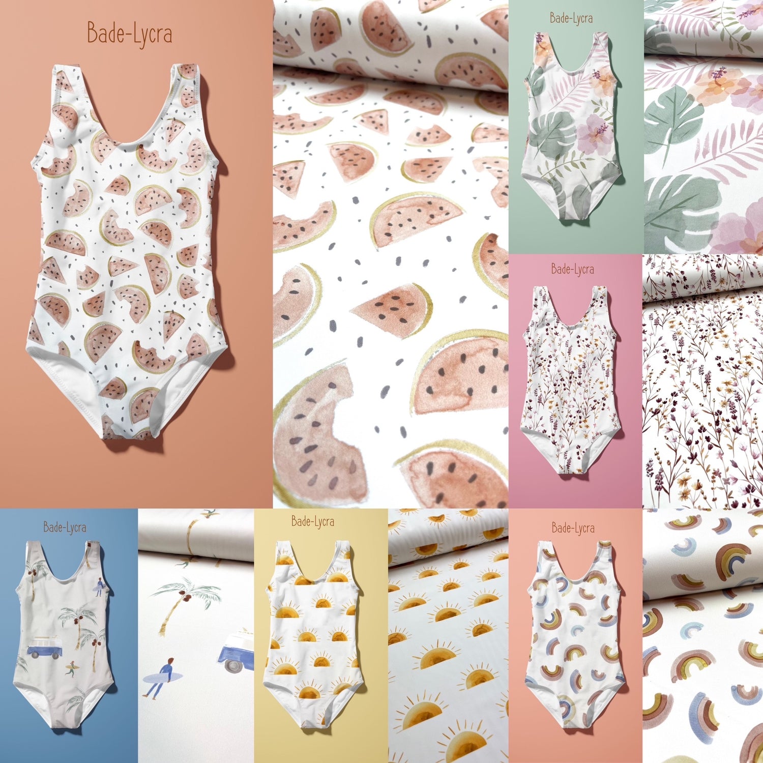 Reststück 0,25 Watermelon - ECO Bade- und Sport-Flex (Kopie)