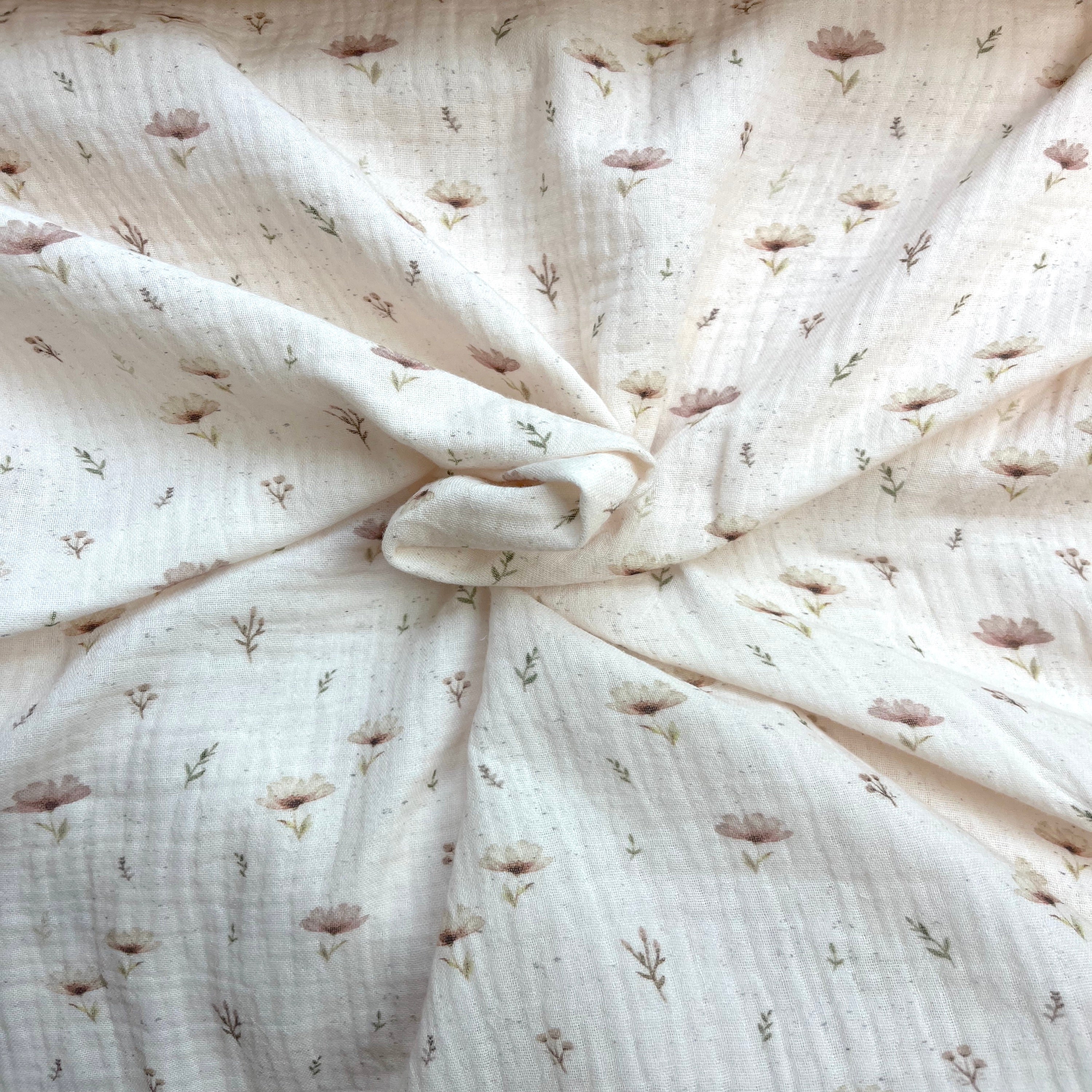Sommerhut - Nähbox - DIY - Musselin Muster