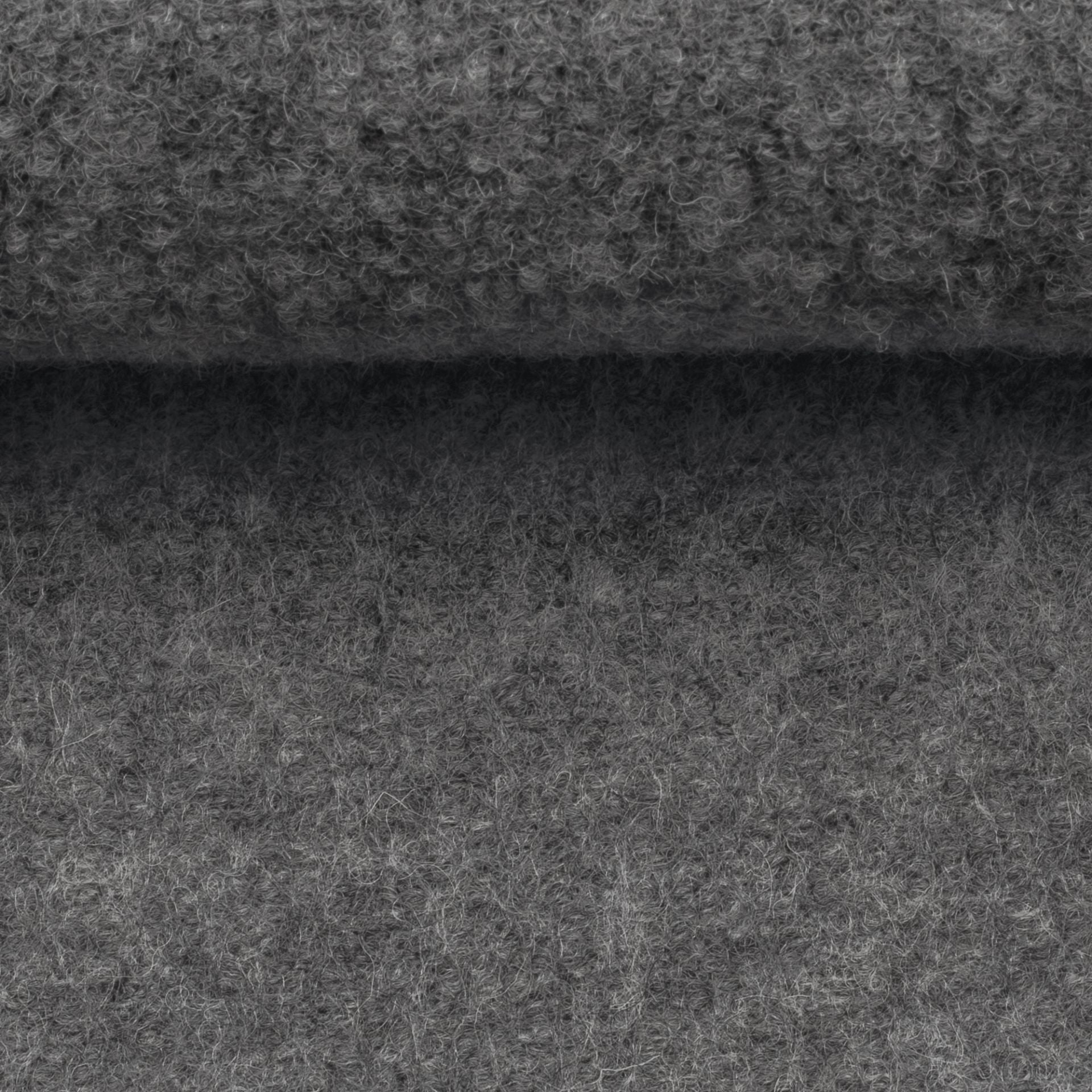 Grau meliert Wollwalk - 100% Schurwolle - Mulesingfrei