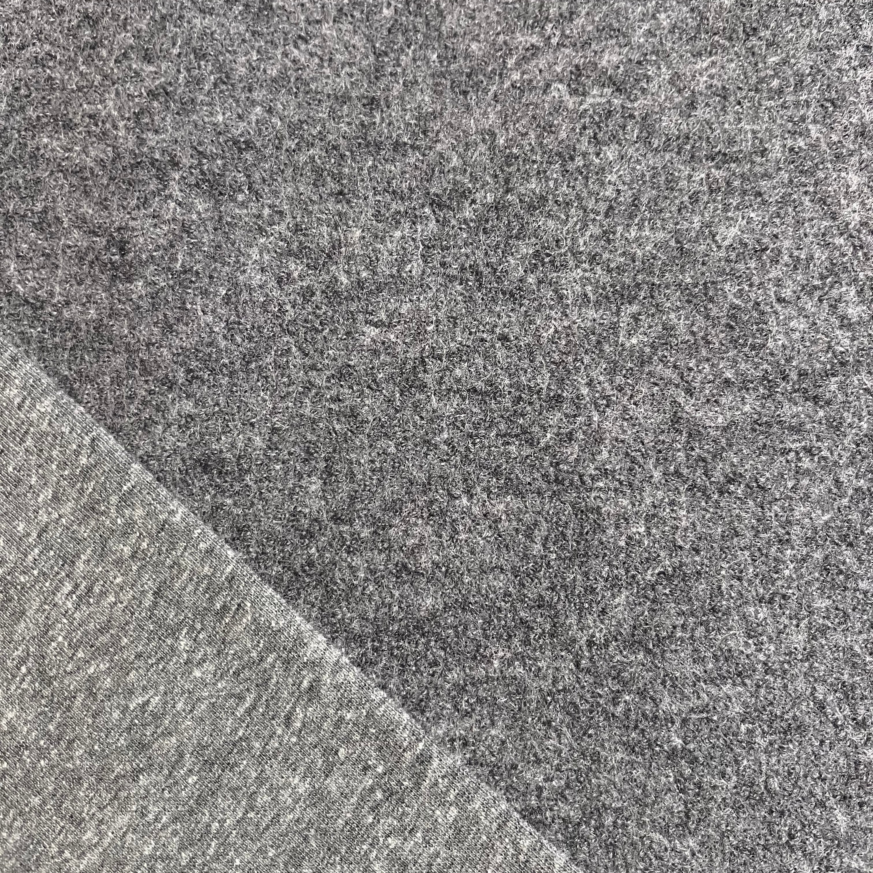 Grau meliert Wollwalk - 100% Schurwolle - Mulesingfrei
