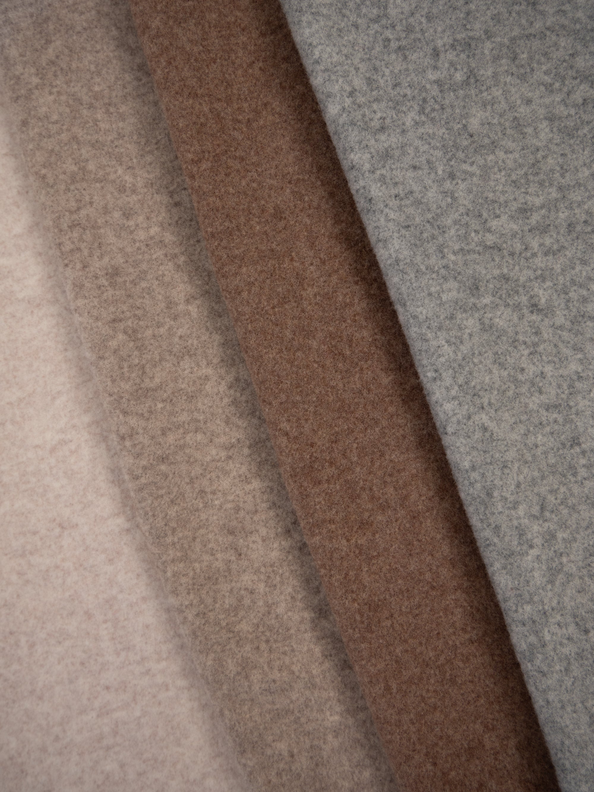 Merino Fleece Beige meliert - 100% Merinowolle - Mulesingfrei