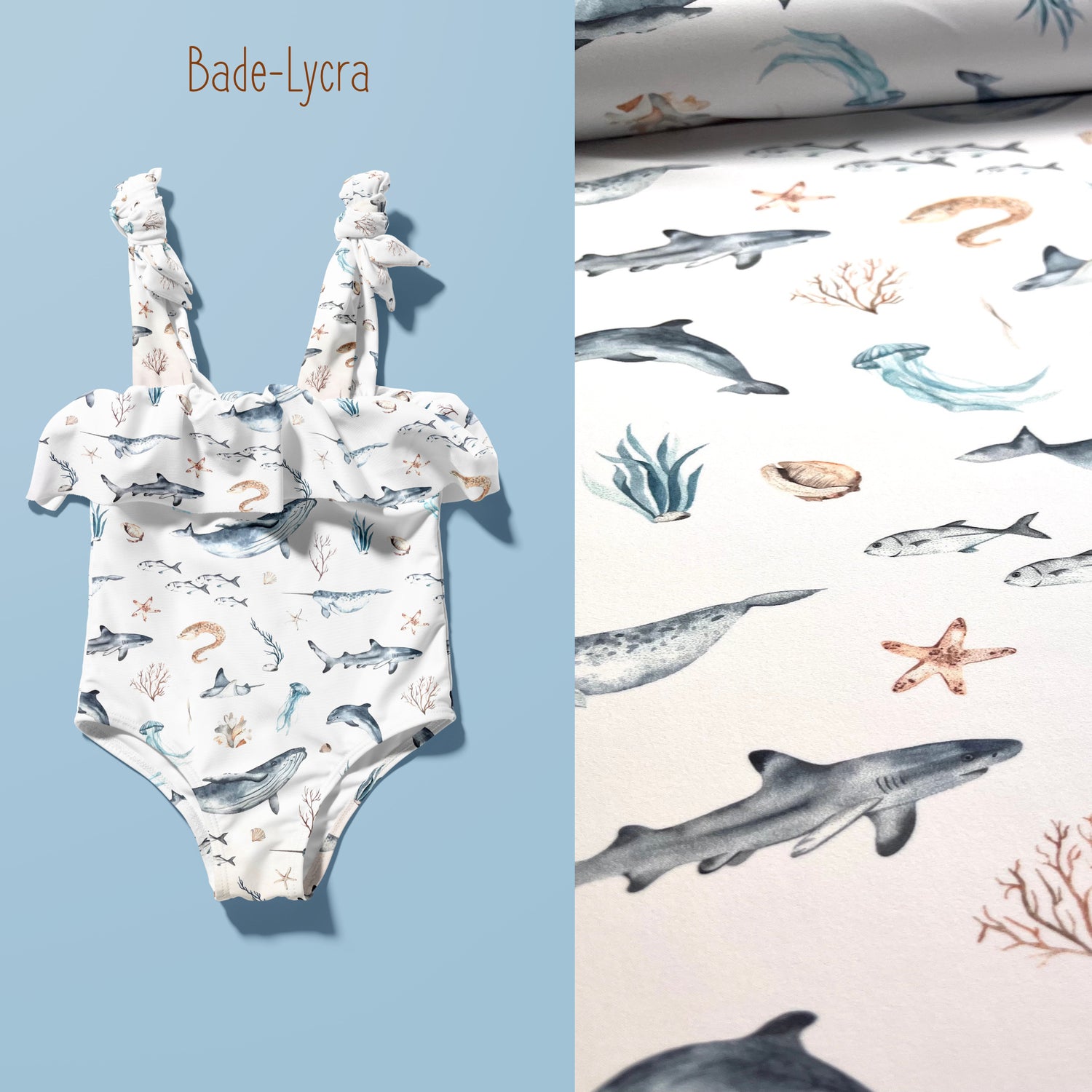 Reststück 50x60cm Deepsea  - ECO Bade- und Sport-Flex