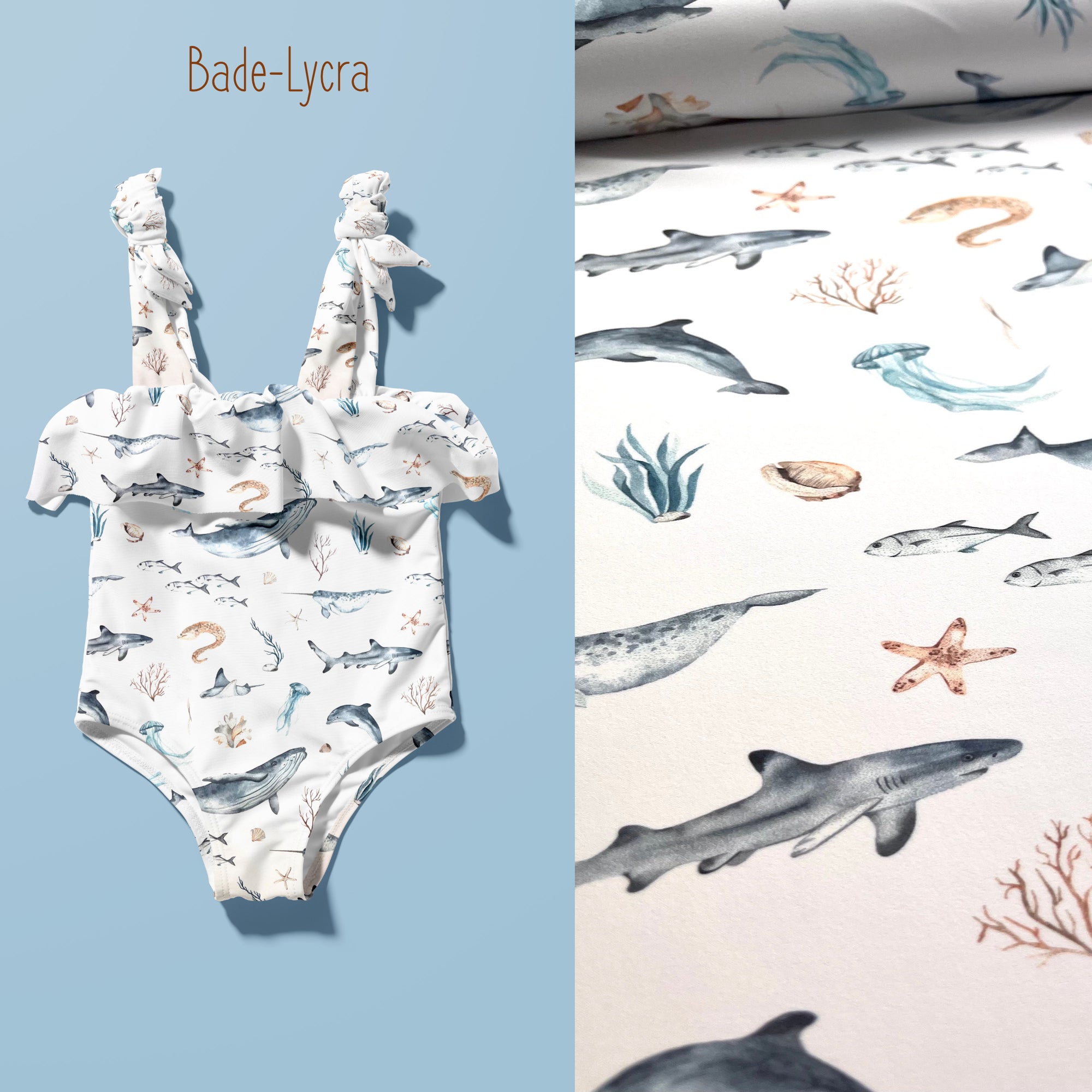 Reststück 50x60cm Deepsea - ECO Bade- und Sport-Flex
