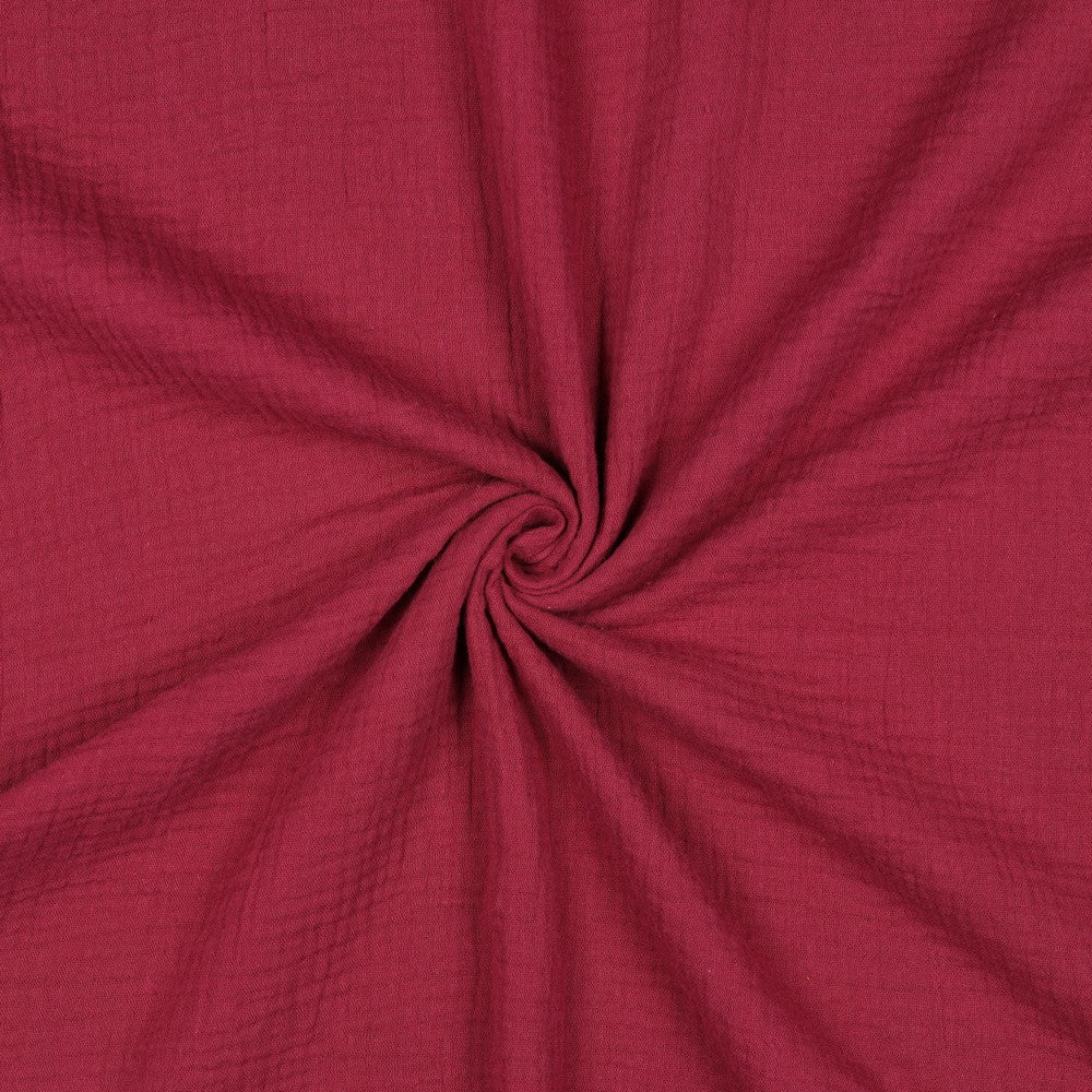 Musselin Beere - Double Gauze - 100% Baumwolle
