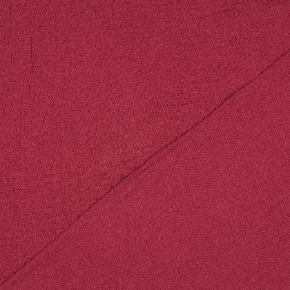 Musselin Beere - Double Gauze - 100% Baumwolle