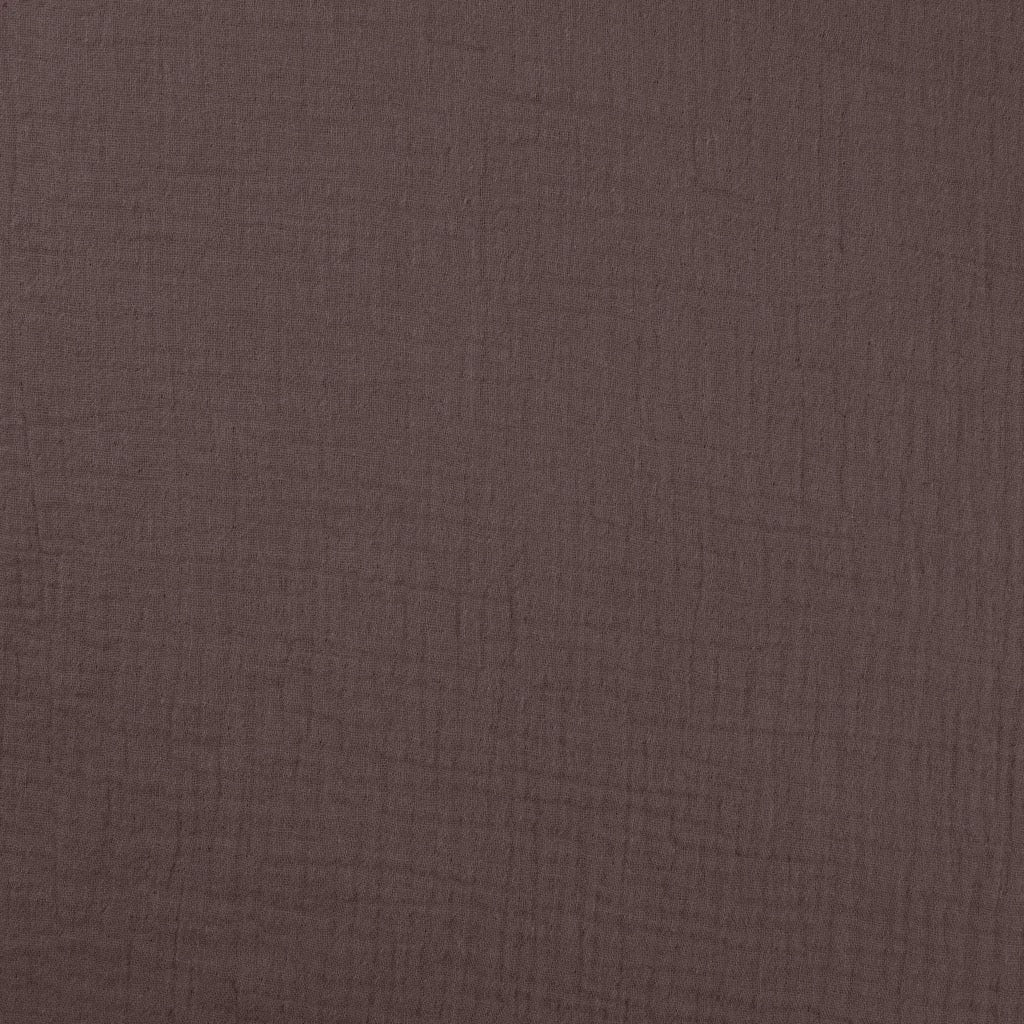 Musselin Dusty Braun - Double Gauze - 100% Baumwolle