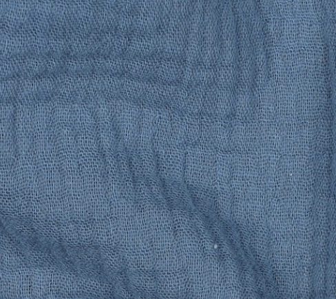Musselin Indigo - Double Gauze - 100% Baumwolle
