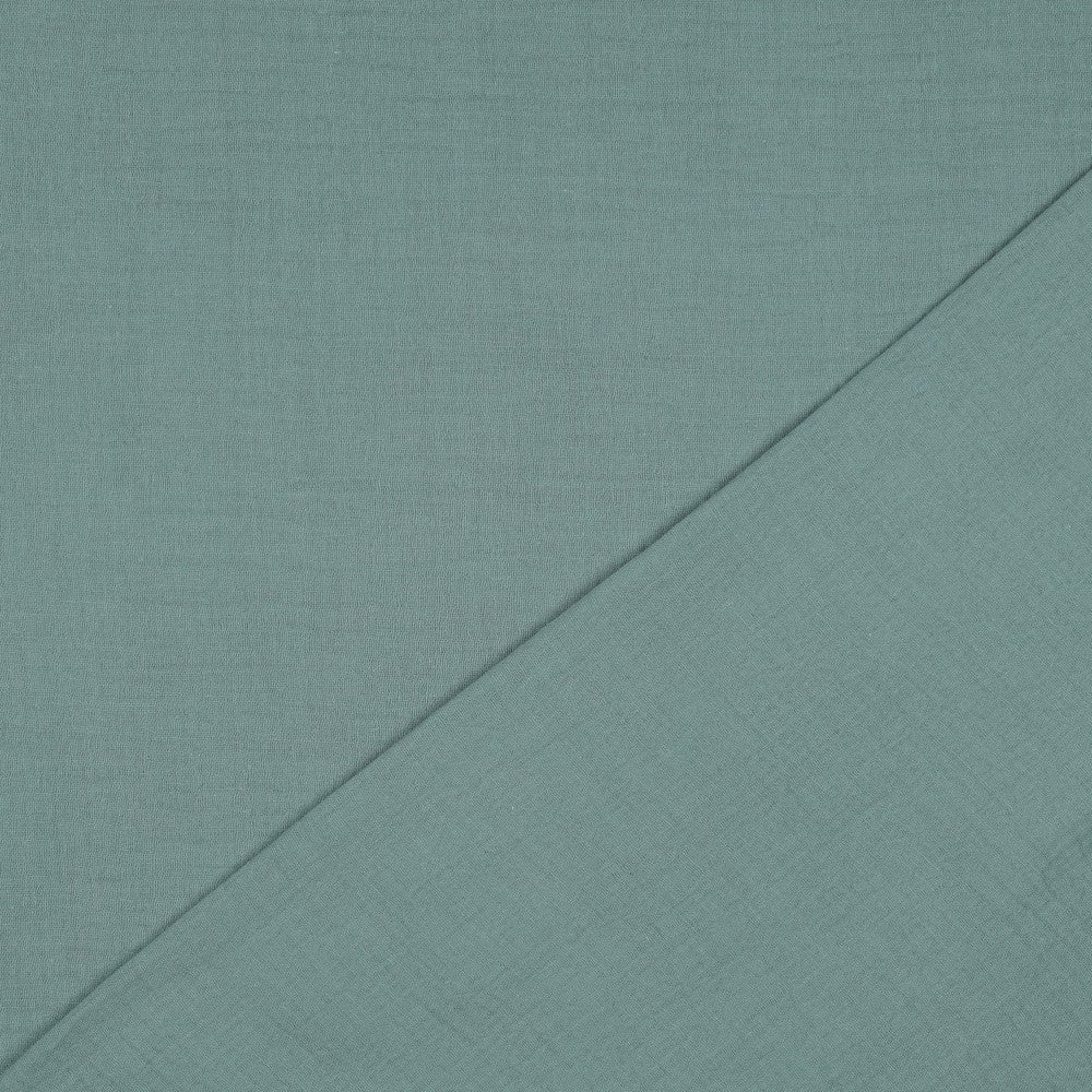 Musselin Dusty Green- Double Gauze - 100% Baumwolle
