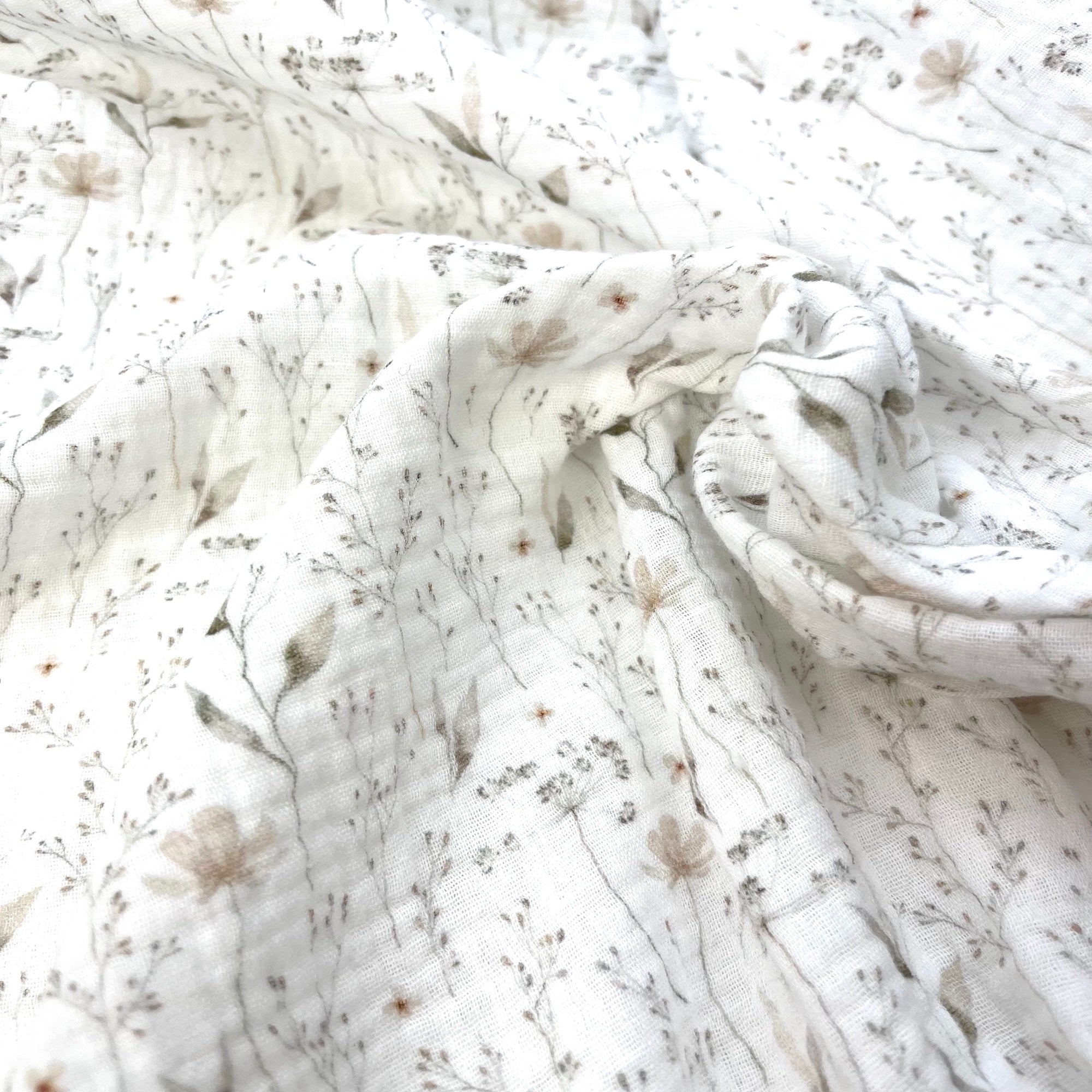 Sommerhut - Nähbox - DIY - Musselin Muster