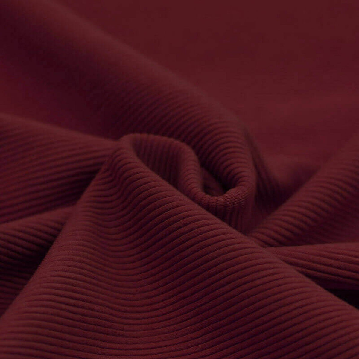 Bordeaux - Ottoman Rib-Jersey - 80% Baumwolle, 15% Polyester, 5% Elastan