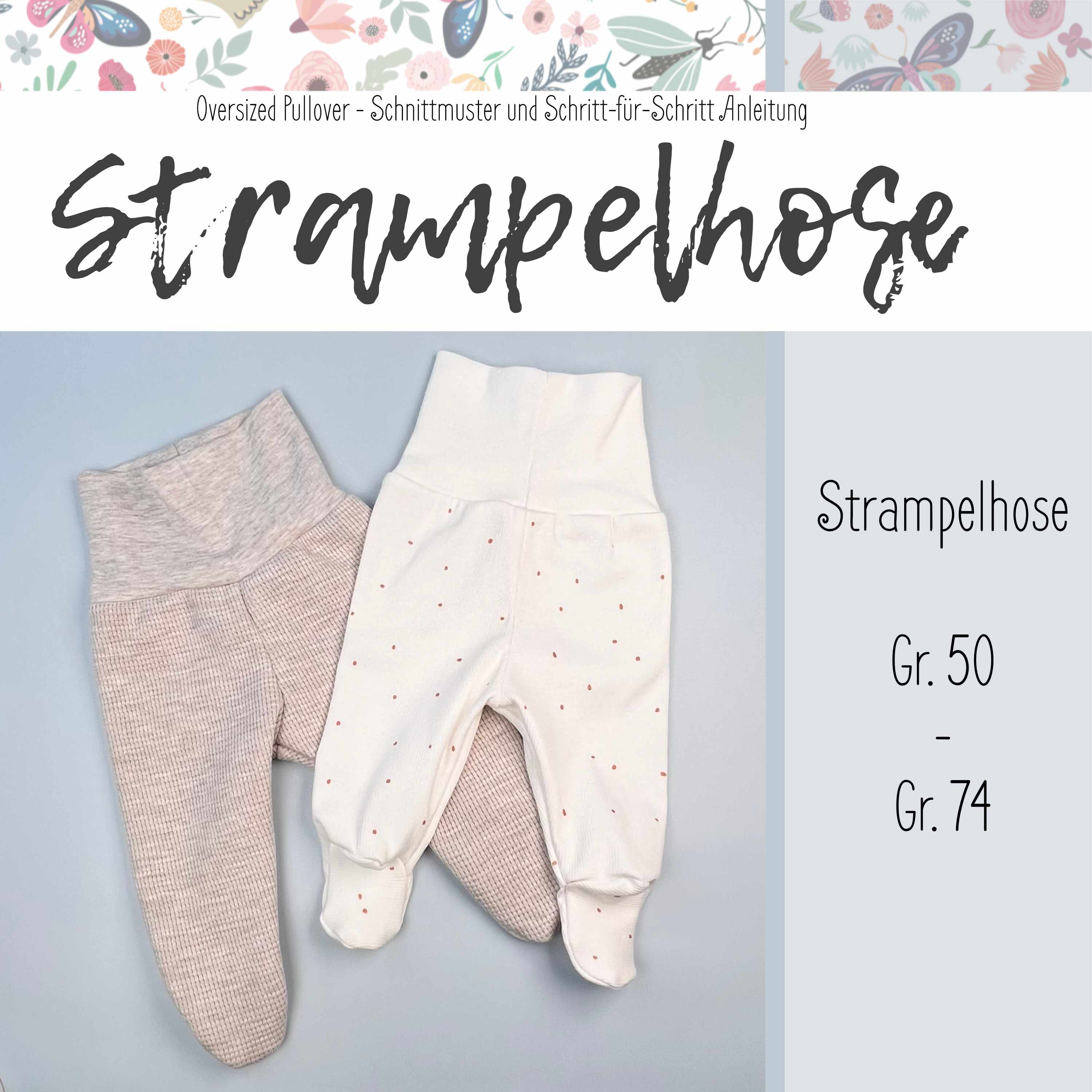 STRAMPELHOSE - Papier-Schnittmuster