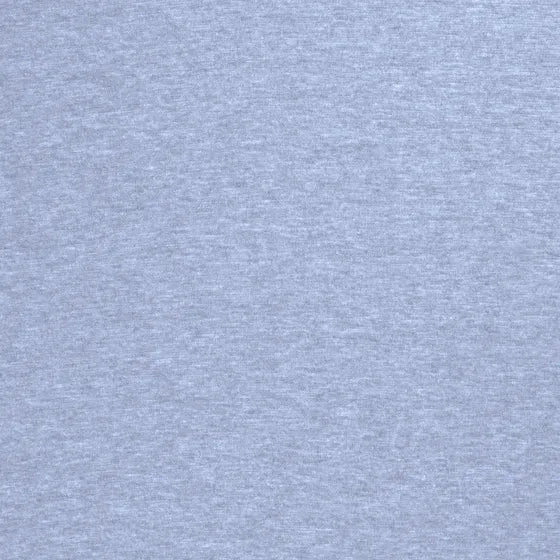 Blau meliert - Bündchenstoff