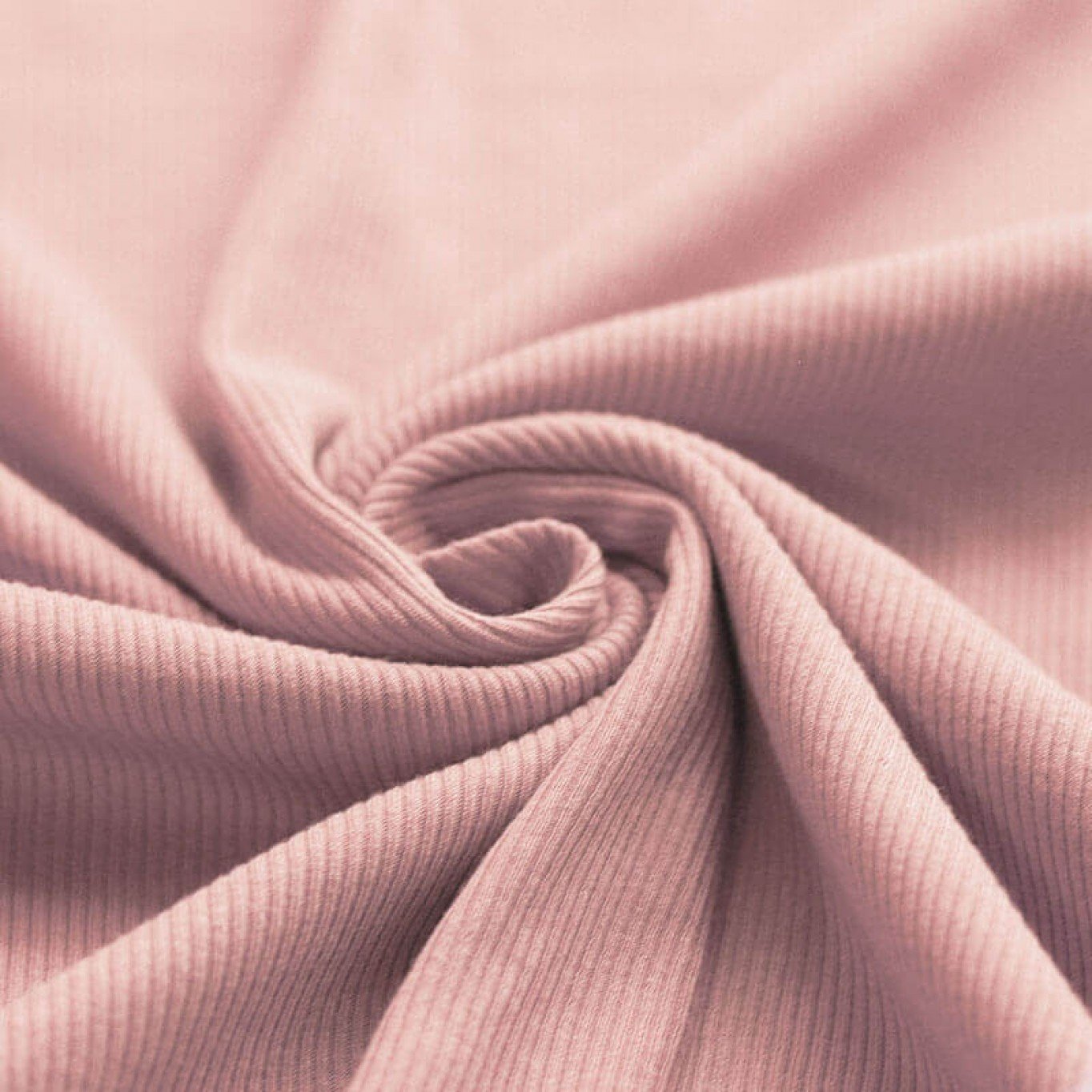 Nude Rosa - Baby Rib Jersey - 95% Cotton 5% Elastan