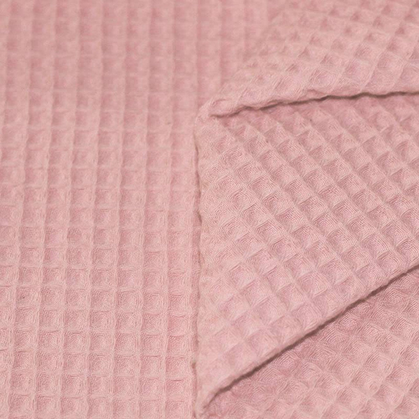 Dusty Rose - Waffel Piqué - 100% Baumwolle