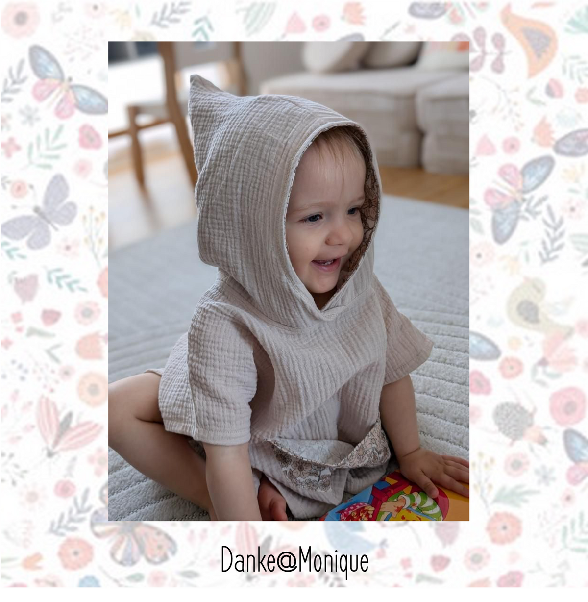 BADEPONCHO - Digitales Schnittmuster und Anleitung