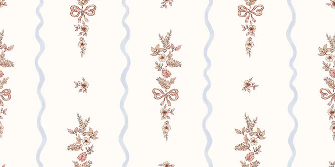 Preppy Floral - Premium Musselin