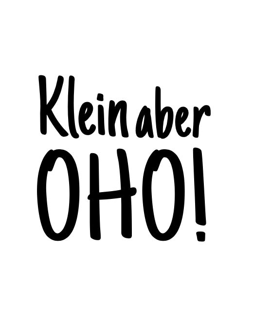 Klein aber OHO! - Label