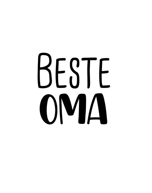 Beste Oma - Label