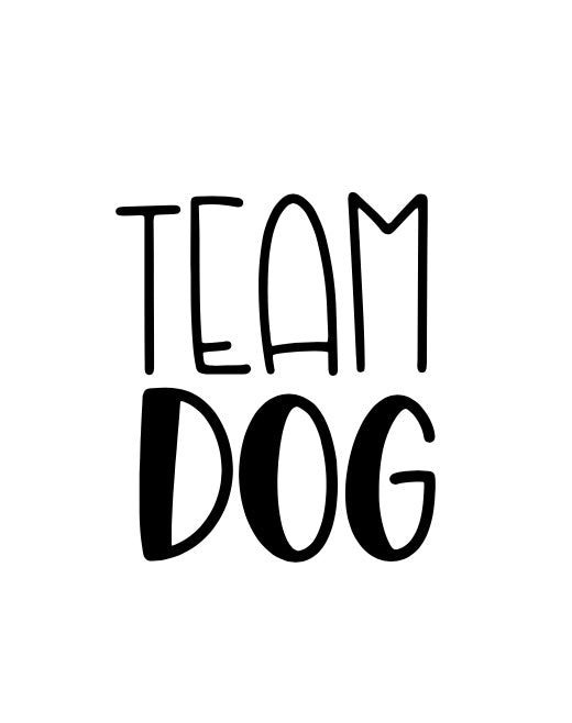 Team Dog - Label