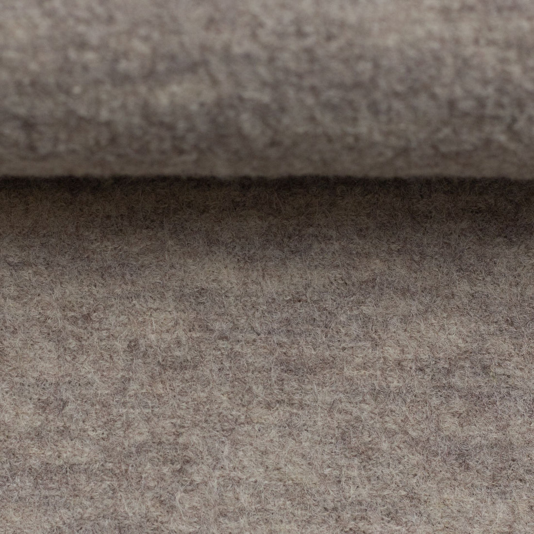 Taupe meliert Wollwalk - 100% Schurwolle - Mulesingfrei