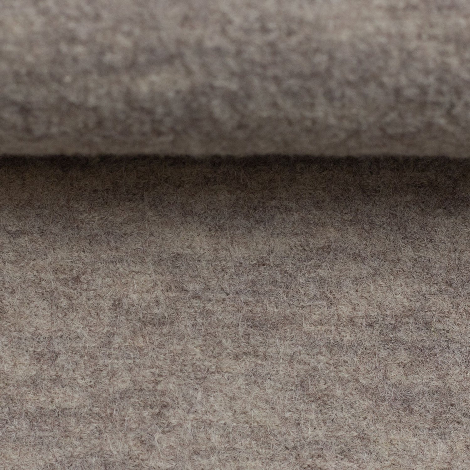 Taupe meliert Wollwalk - 100% Schurwolle - Mulesingfrei