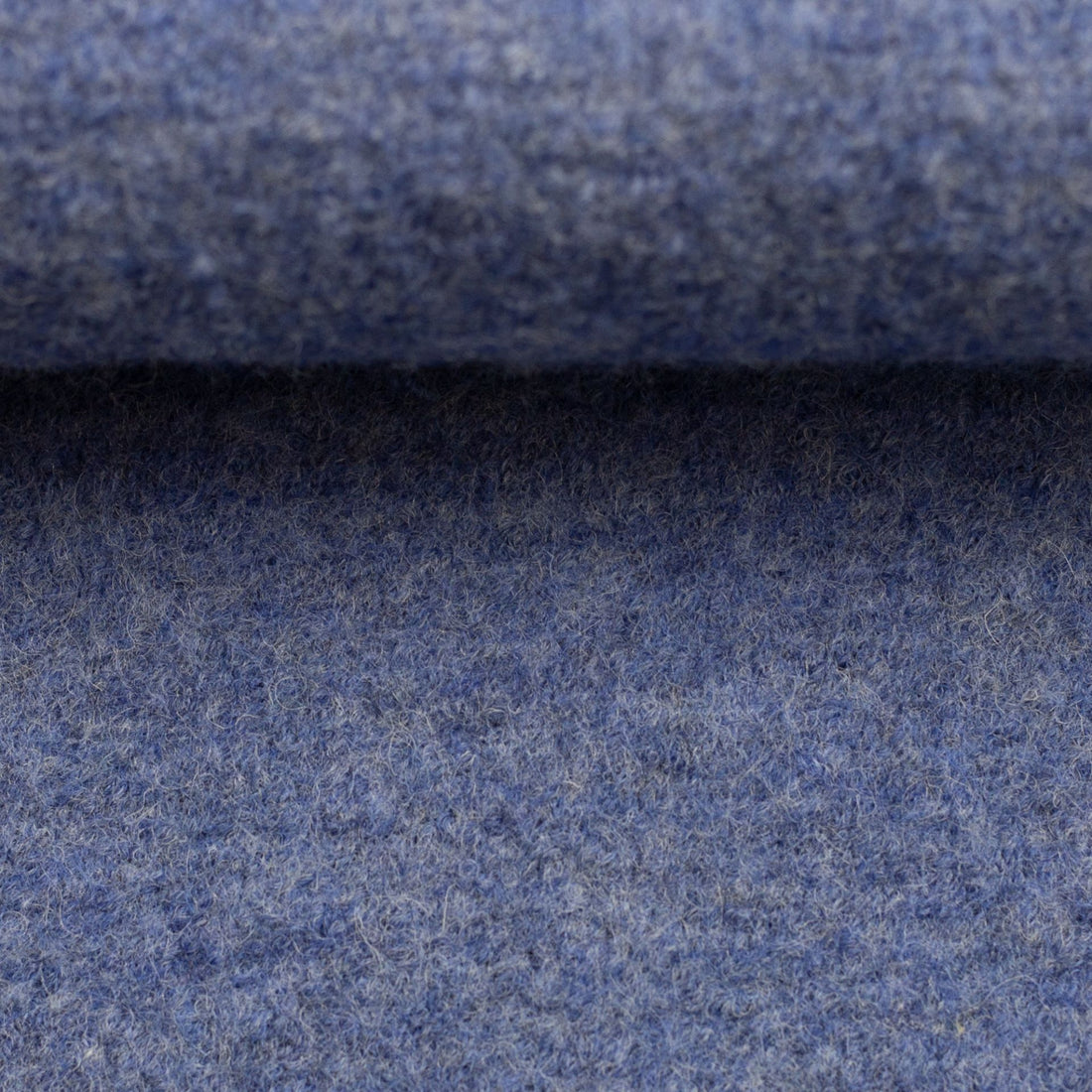 Blau meliert Merino-Wollwalk - 100% Merinowolle - Mulesingfrei