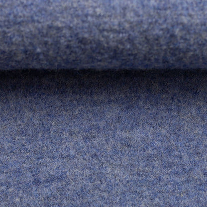 Blau meliert Merino-Wollwalk - 100% Merinowolle - Mulesingfrei