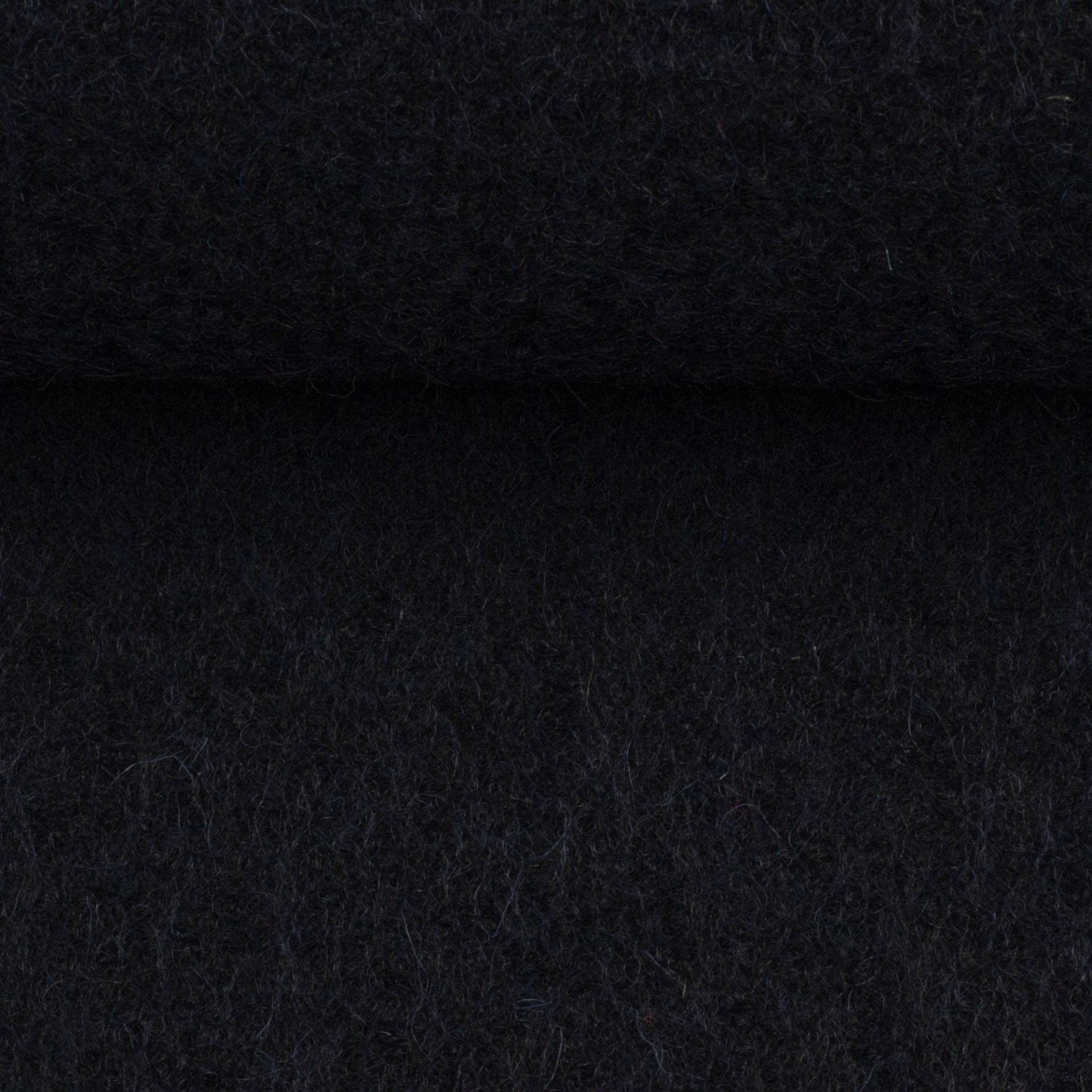 Schwarz Merino-Wollwalk - 100% Merinowolle - Mulesingfrei