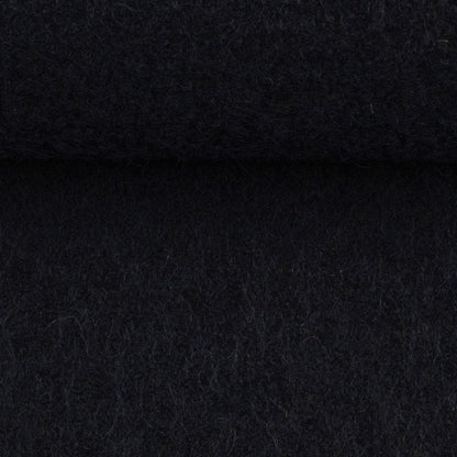 Schwarz Merino-Wollwalk - 100% Merinowolle - Mulesingfrei