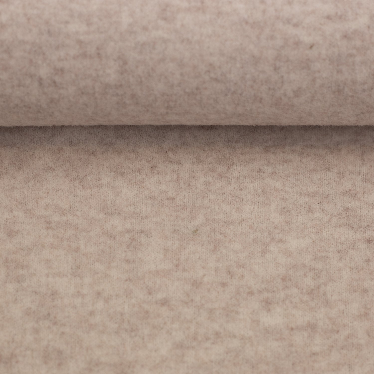 Merino Fleece Beige meliert - 100% Merinowolle - Mulesingfrei