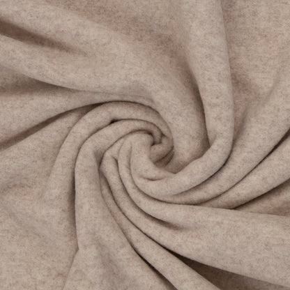 Merino Fleece Beige meliert - 100% Merinowolle - Mulesingfrei