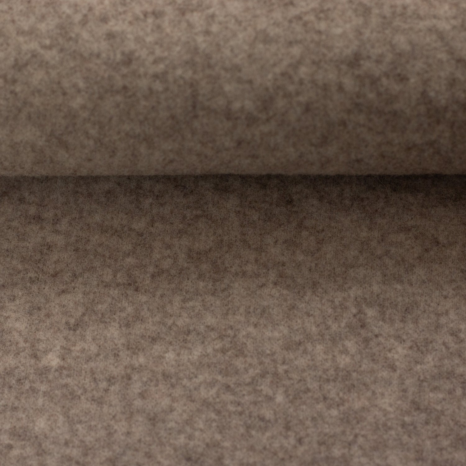 Merino Fleece Taupe meliert - 100% Merinowolle - Mulesingfrei