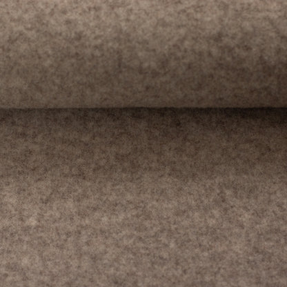 Merino Fleece Taupe meliert - 100% Merinowolle - Mulesingfrei