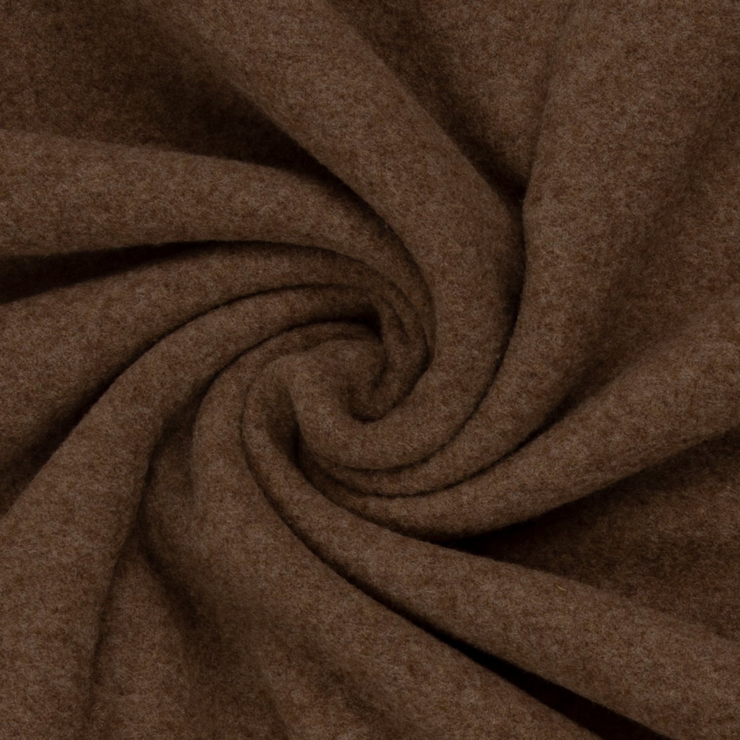 Merino Fleece Schokolade meliert - 100% Merinowolle - Mulesingfrei