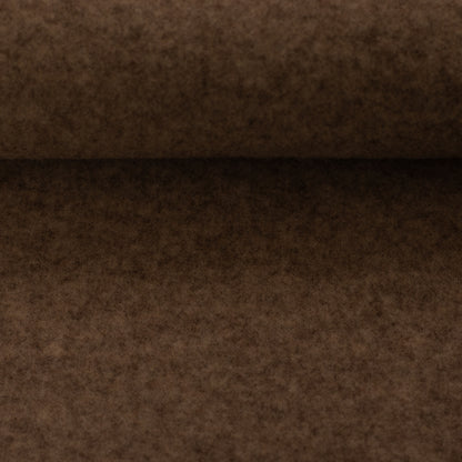 Merino Fleece Schokolade meliert - 100% Merinowolle - Mulesingfrei